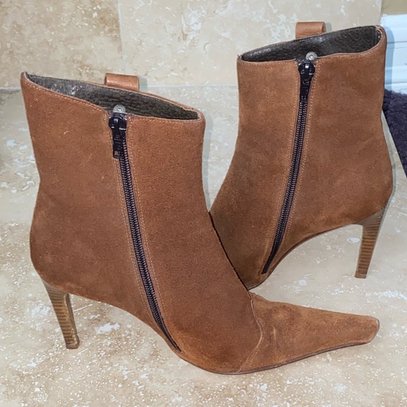 💚 Charles David ankle fringe boots - Picture 4 of 6